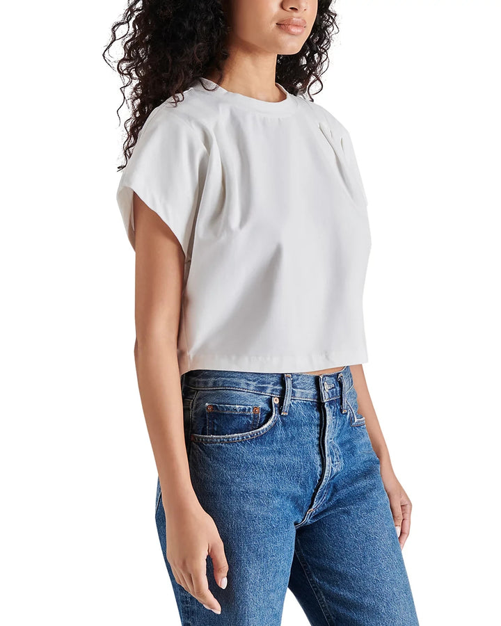 STEVE MADDEN Noah Pleated Tee MSRP $49