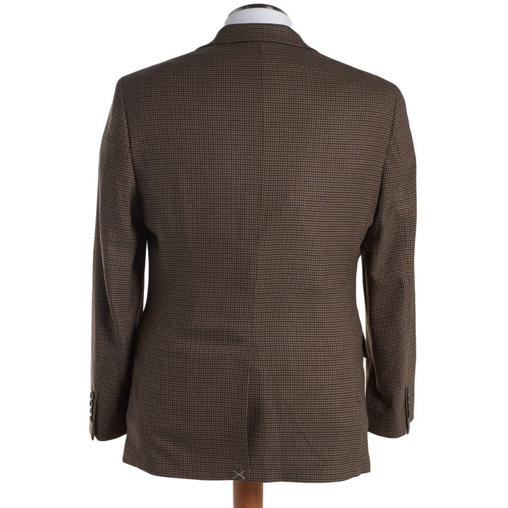 Lauren Ralph Lauren Tan Houndstooth Sport Coat MSRP $295