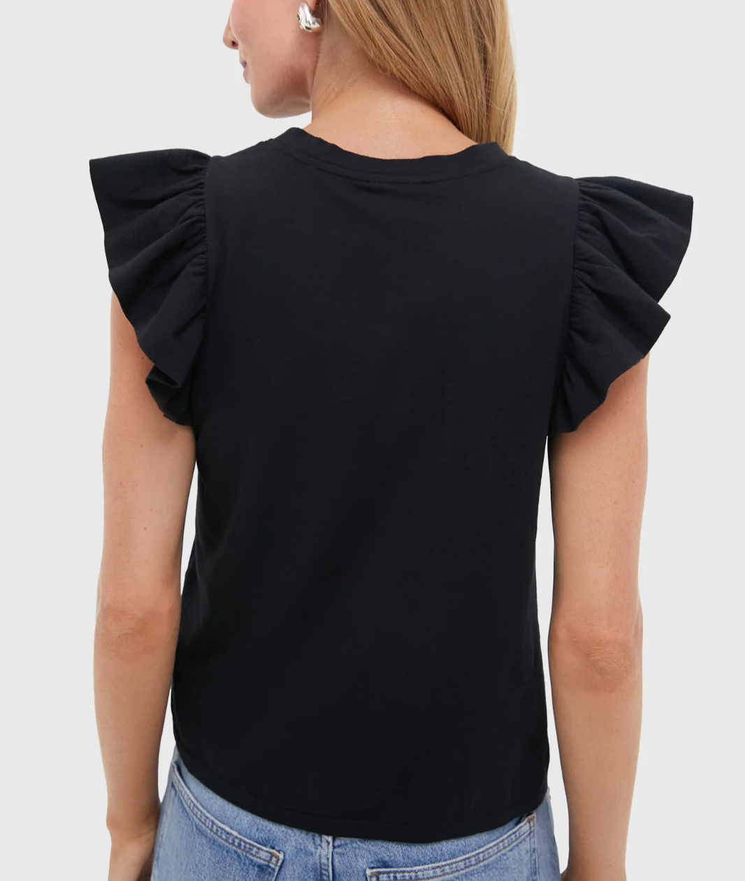 Paige Erissa Ruffle Sleeve Tee MSRP $109