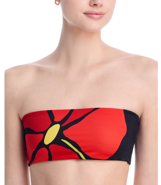 Cala de la Cruz Grecia Bandeau Bikini Top MSRP $150