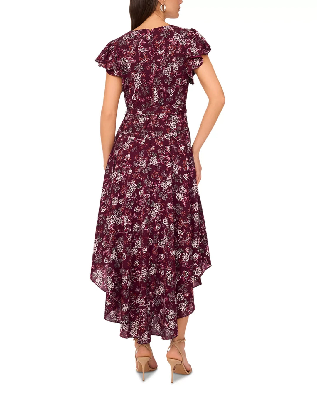 Vince Camuto V Neck Button Down Maxi Dress MSRP $109