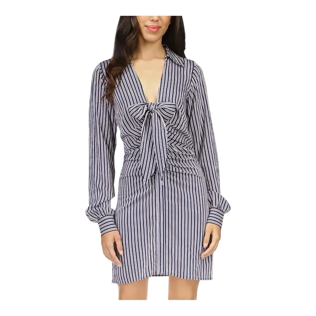 Michael Michael Kors Graphic Halo Stripes Dress MSRP $165