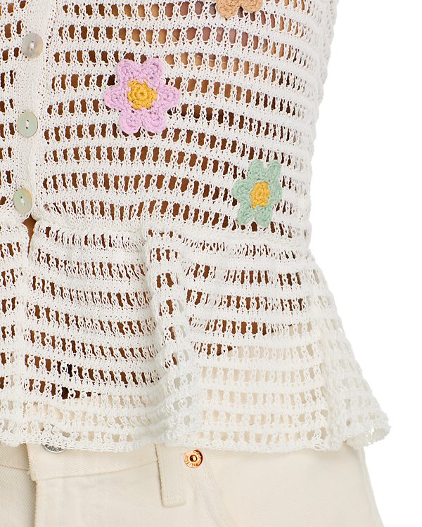 BLANKNYC Crochet Knit Top MSRP $68