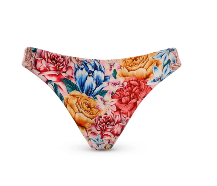 Agua Bendita Ilu Blush Reversible Bikini Bottom MSRP $110