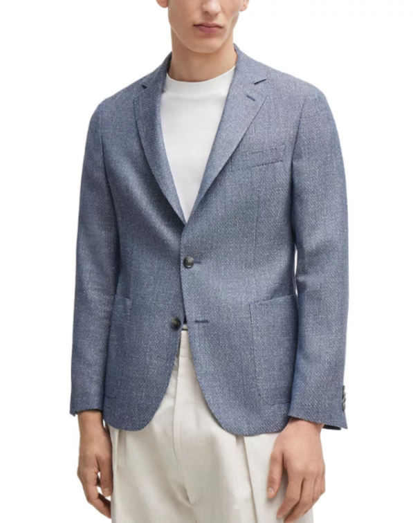 BOSS Hanry Melange Unstructured Slim Fit Casual Sport Coat MSRP $645