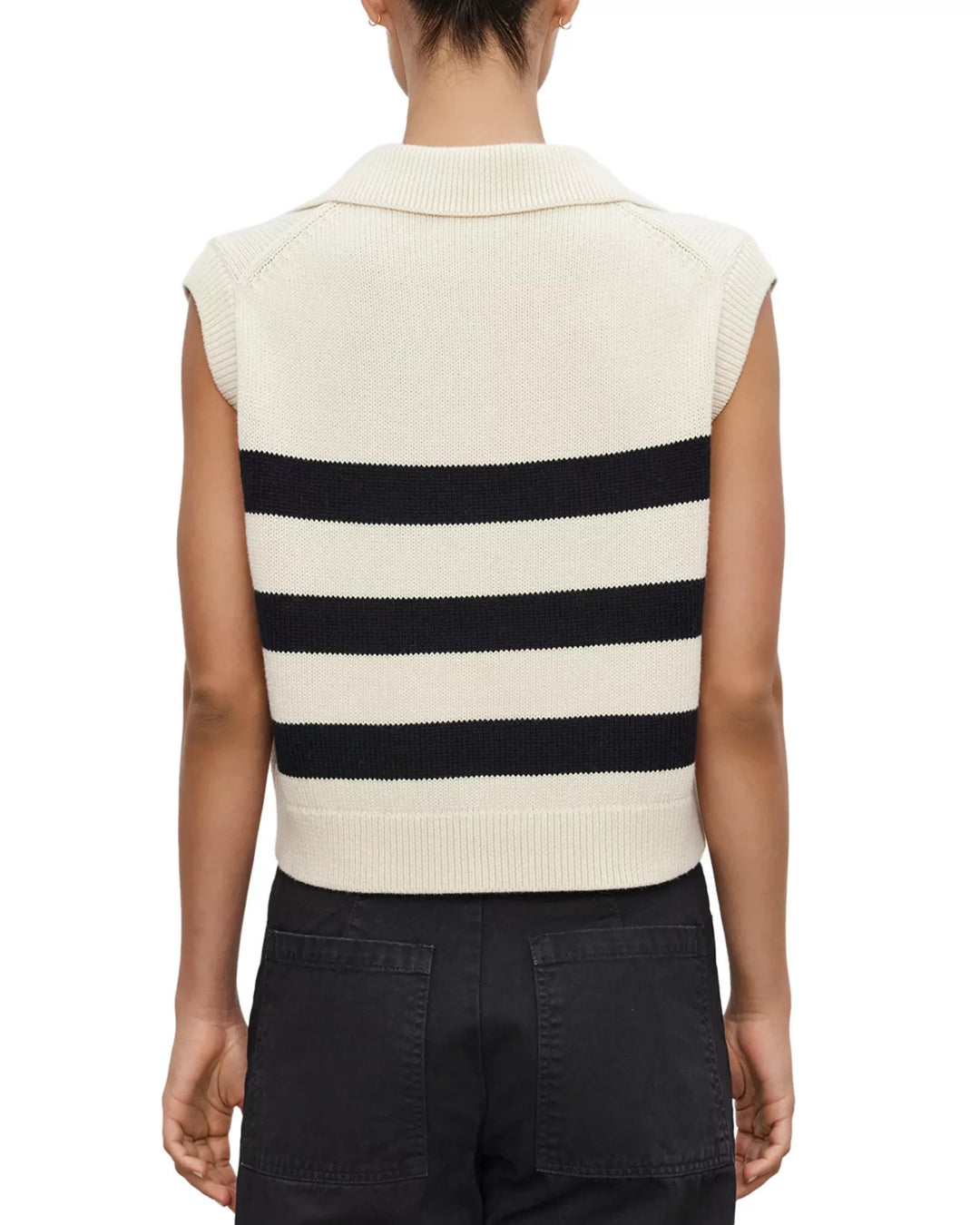 Velvet by Graham & Spencer Mariette Collared Vest MSRP $166