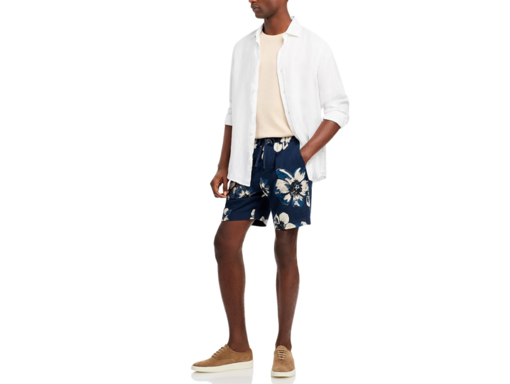 Vince Blossoms Printed Shorts MSRP $225