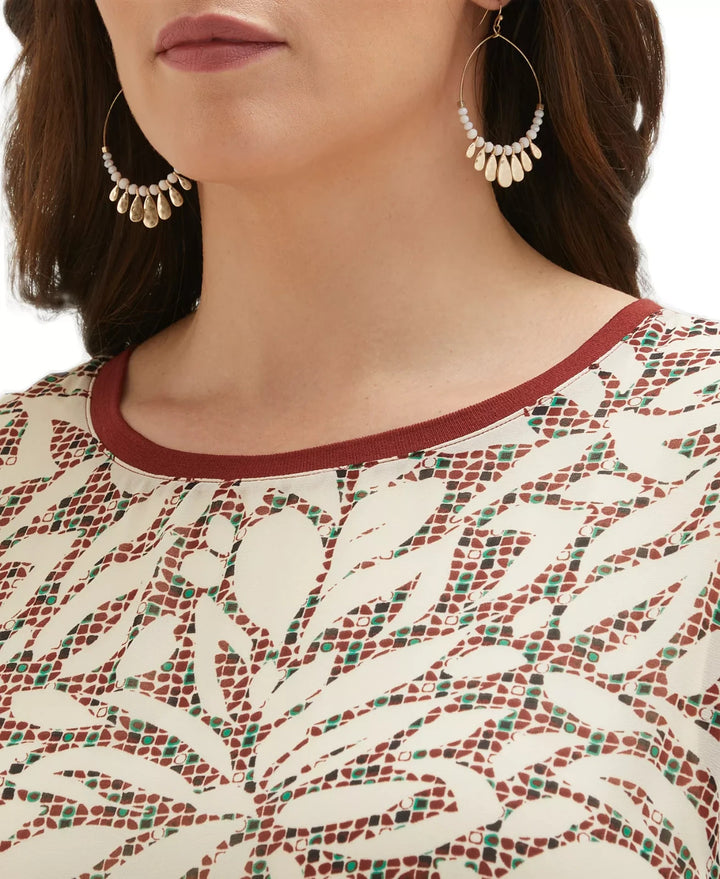 ELLA Rafaella Plus Size Beach Relaxed Sleeveless Dress MSRP $89