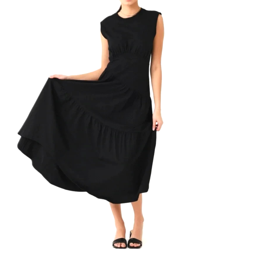 FRAME Gathered Seam Knit Dress MSRP $328