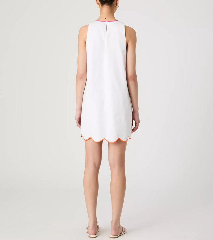 French Connection Alexis Cotton Poplin Shift Dress MSRP $138