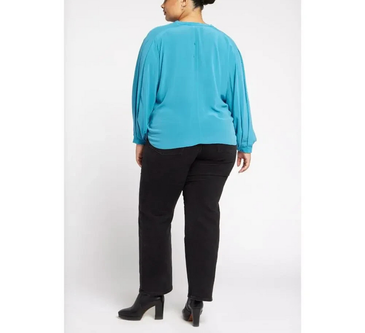 Joie Wells Silk Tie Neck Top MSRP $298