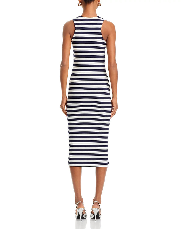 L'AGENCE Nura Racerback Midi Dress MSRP $220