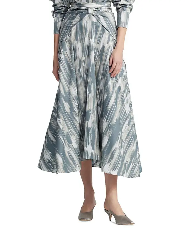 Altuzarra Kalliope Printed Midi Skirt MSRP $995