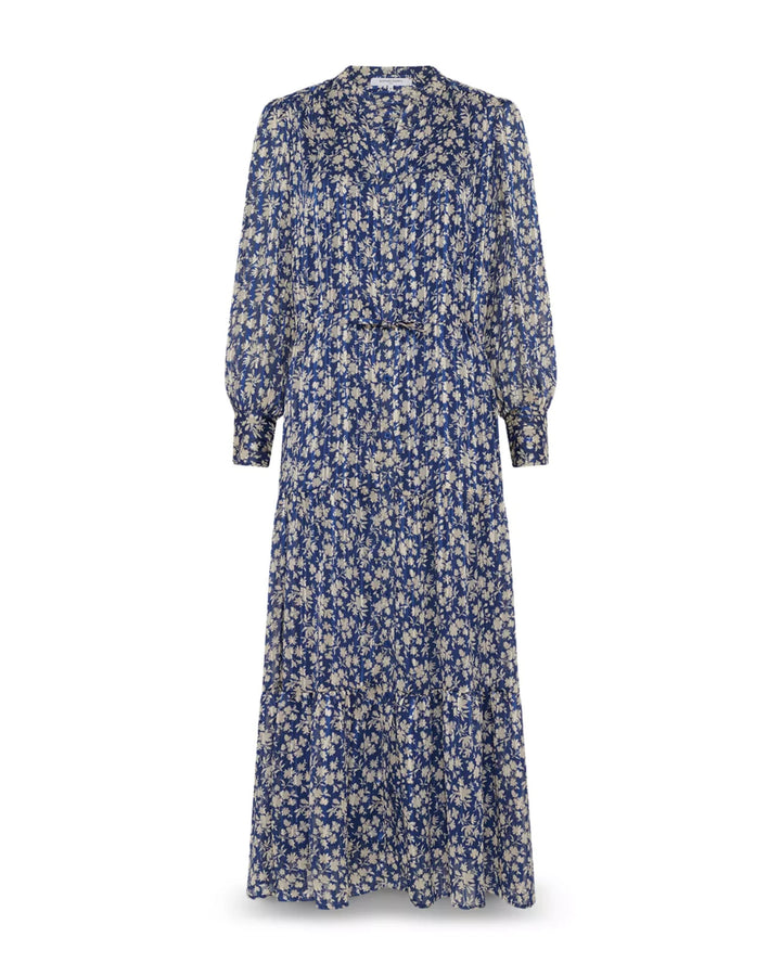 Gerard Darel Ruvia Printed Long Sleeve Shirtdress MSRP $525