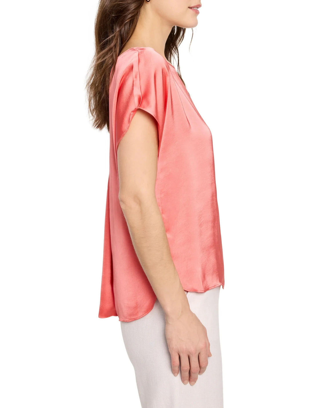 Nic+Zoe Plus Day Gloss Woven Tee MSRP $118
