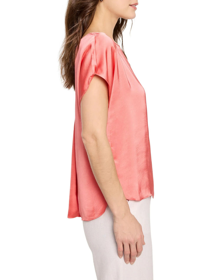 Nic+Zoe Plus Day Gloss Woven Tee MSRP $118