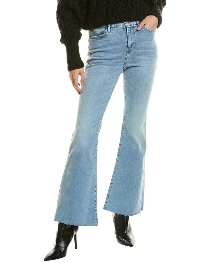FRAME Le Easy Flare Raw After Jeans MSRP $268