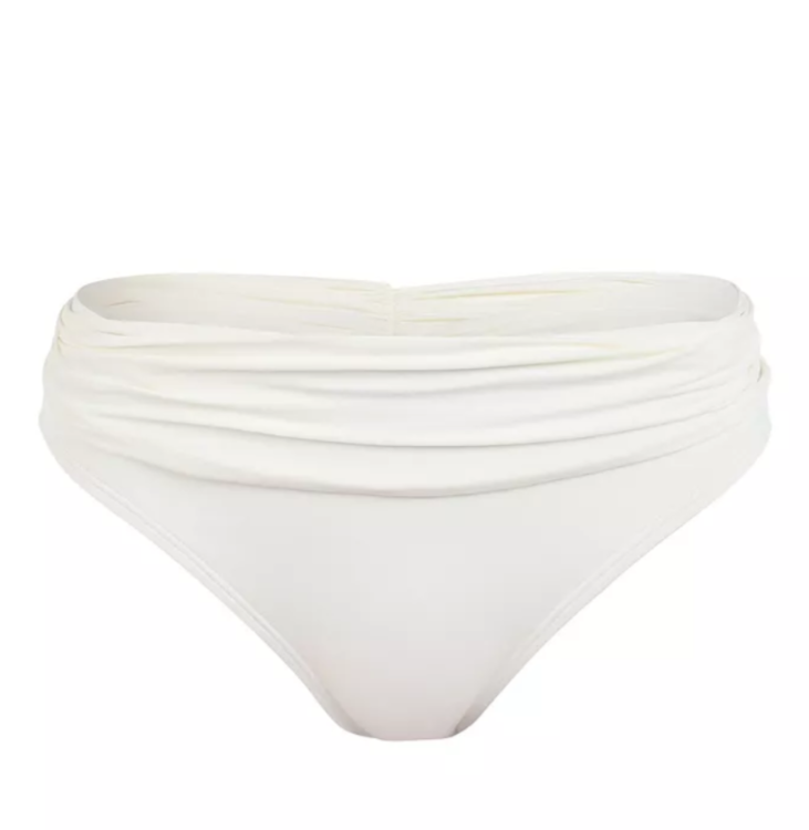 La Blanca Island Goddess Shirred Bikini Bottom MSRP $65