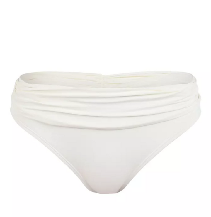 La Blanca Island Goddess Shirred Bikini Bottom MSRP $65