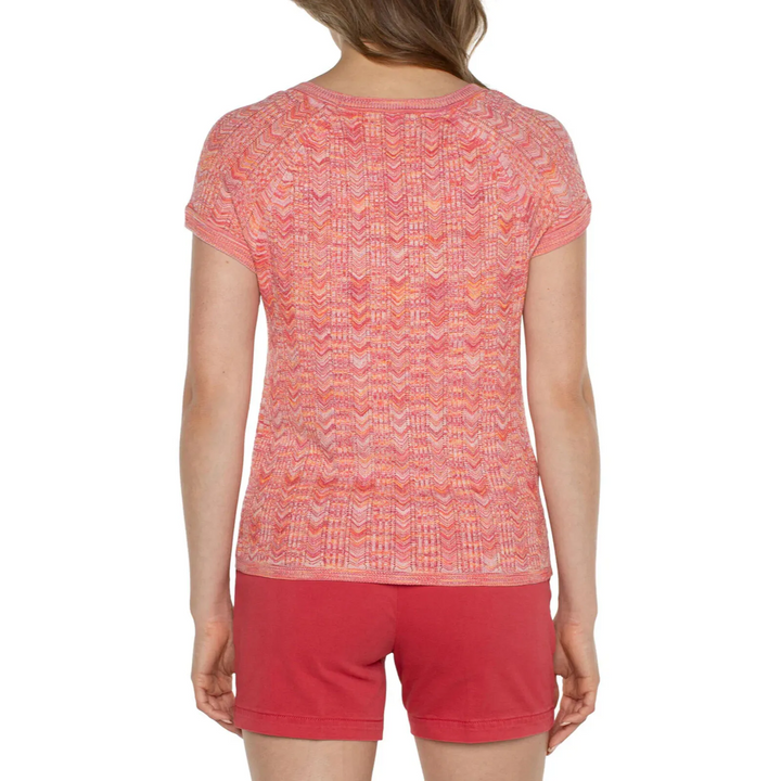Liverpool Los Angeles Short Sleeve Sweater MSRP $98