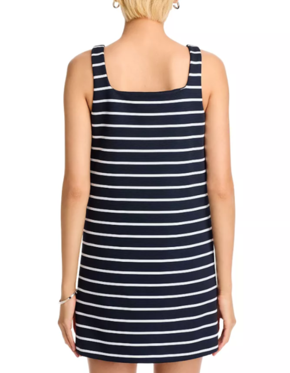 Veronica Beard Tibbie Striped Button Front Dress MSRP $398