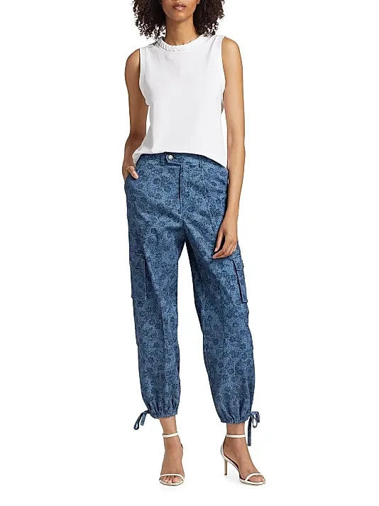 Cinq a Sept Braided Trim Tank Top MSRP $145