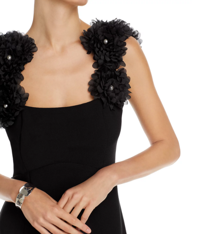 Elliatt Gabby Chrysanthemum Appliqué Dress MSRP $270