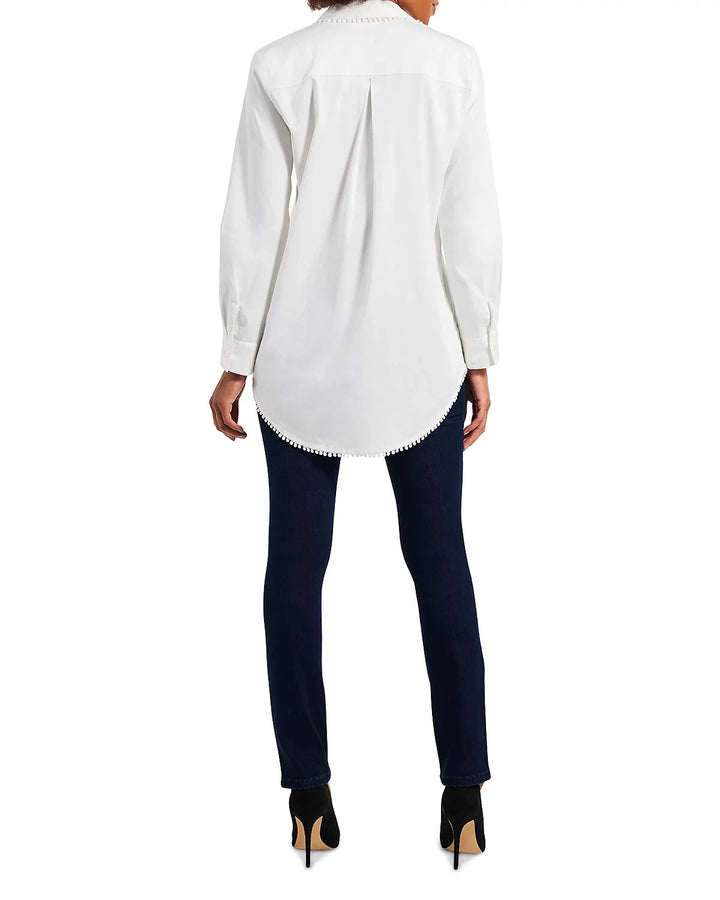 NIC+ZOE Round About Button Front Shirt MSRP $148