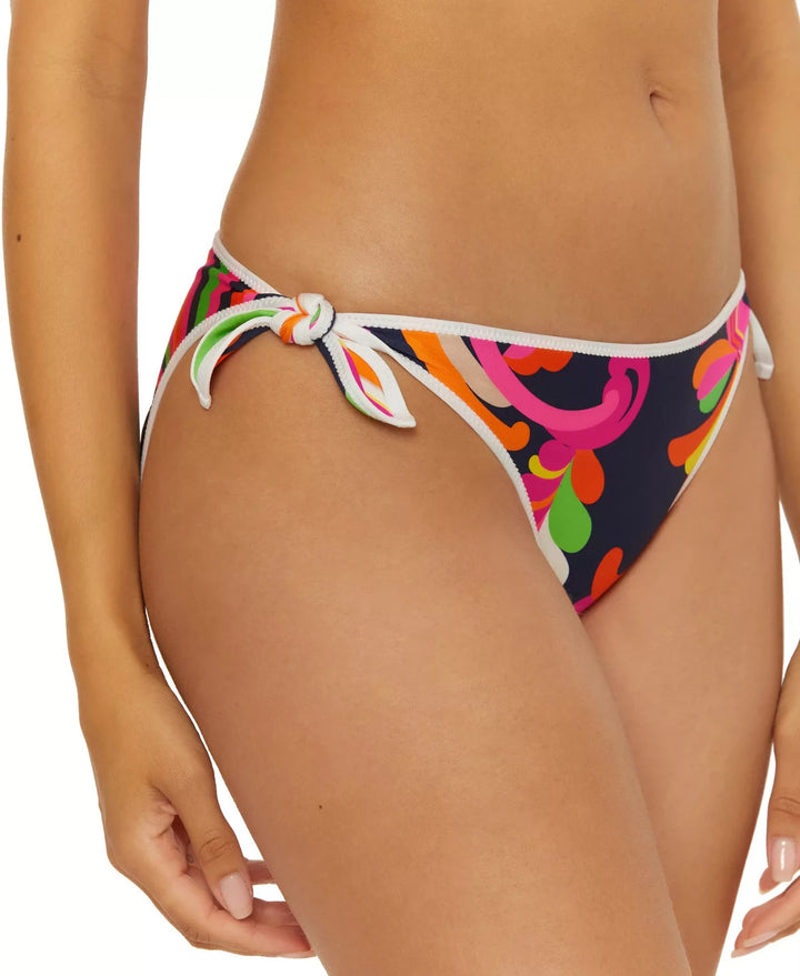 Trina Turk Women's Reversible Tie-Side Hipster Bikini Bottoms MSRP $88