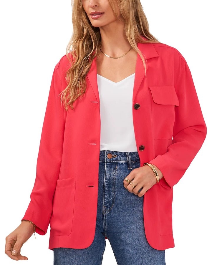 VINCE CAMUTO Slouchy Patch Pocket Jacket MSRP $169