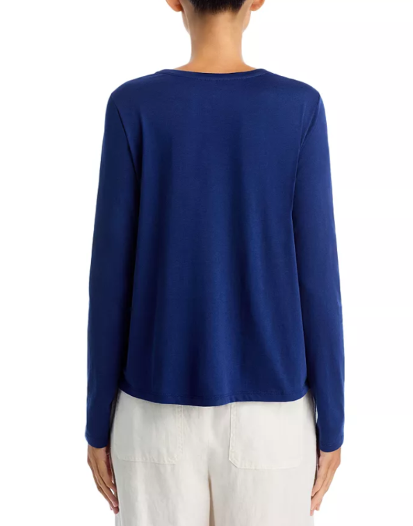 Eileen Fisher Jersey Knit Tee MSRP $88