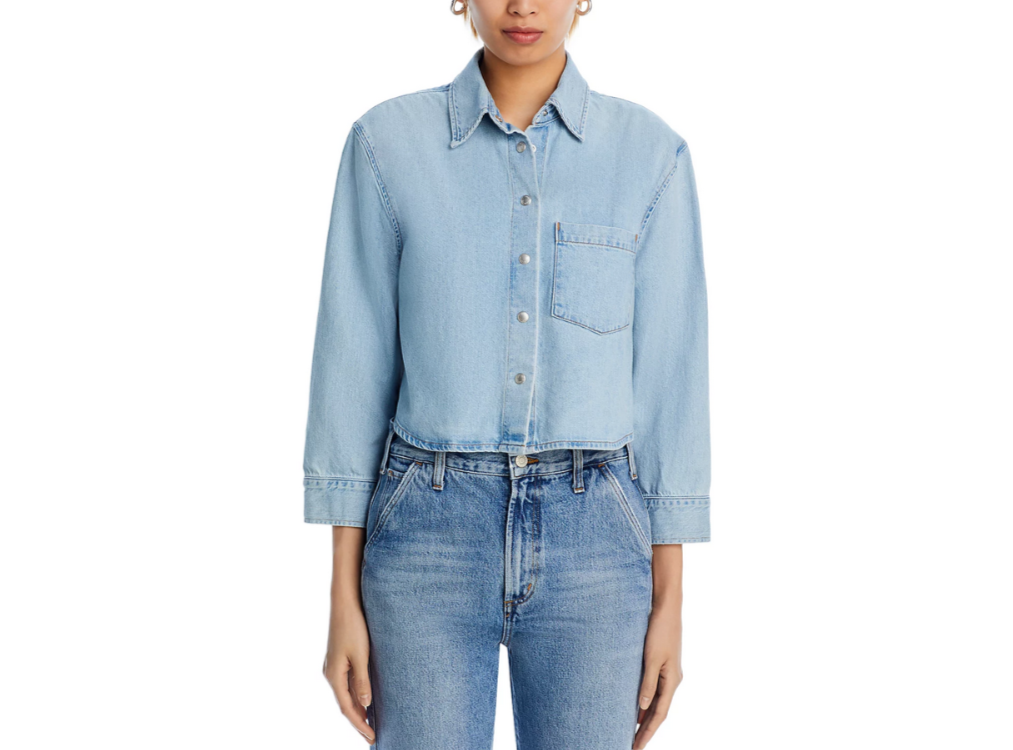 AGOLDE Dagmar Cotton Shirt MSRP $238