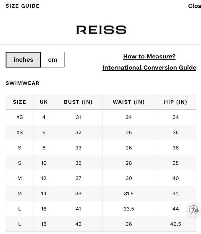 Reiss  Nadine Pleat-Detail Halterneck Swimsuit MSRP $175