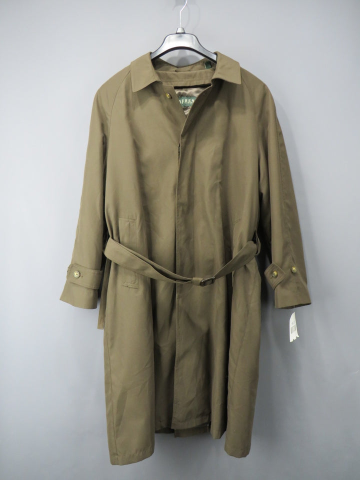Lauren Ralph Lauren Men's Classic-Fit Solid Raincoat MSRP $350