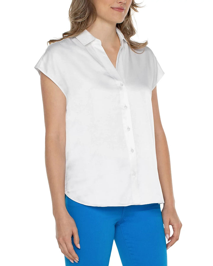 Liverpool Los Angeles Dolman Sleeve Blouse MSRP $79