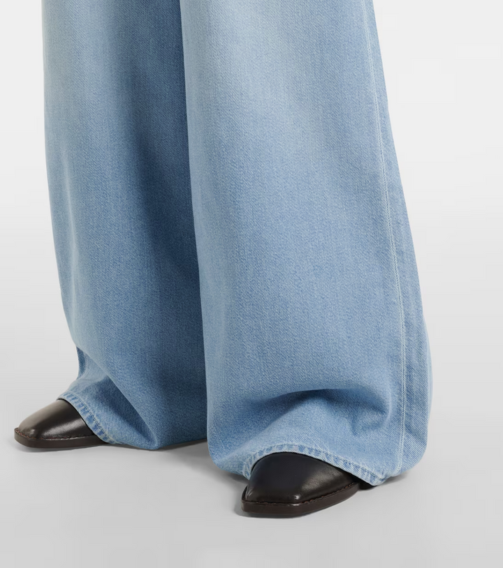 7 for All Mankind Pull-on Hana Wide Leg Jeans MSRP $198