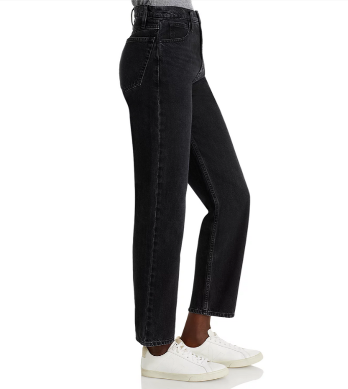 FRAME Le High N Tight Cotton High Rise Straight Leg Jeans MSRP $250