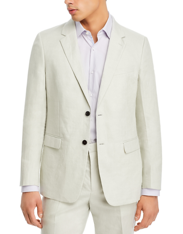Theory Chambers Linen Suit Jacket MSRP $565