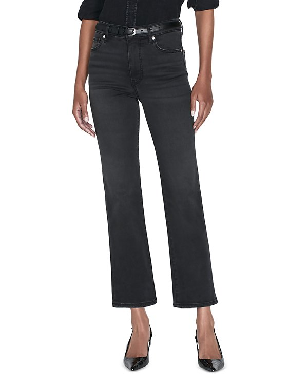 FRAME Le Sleek Straight High Rise Cropped Jeans MSRP $258