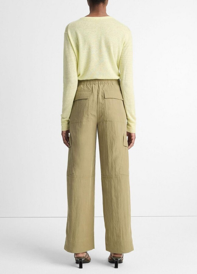 Vince Mid-Rise Fluid Cargo Trouser MSRP $395