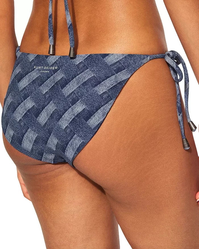 KURT GEIGER LONDON Kensington String Bikini Bottom MSRP $65