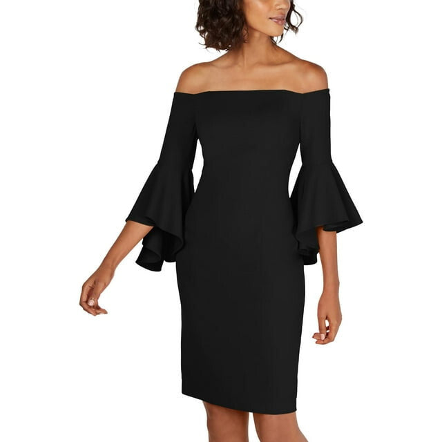 Calvin Klein Off-The-Shoulder Sheath Dress MSRP $149