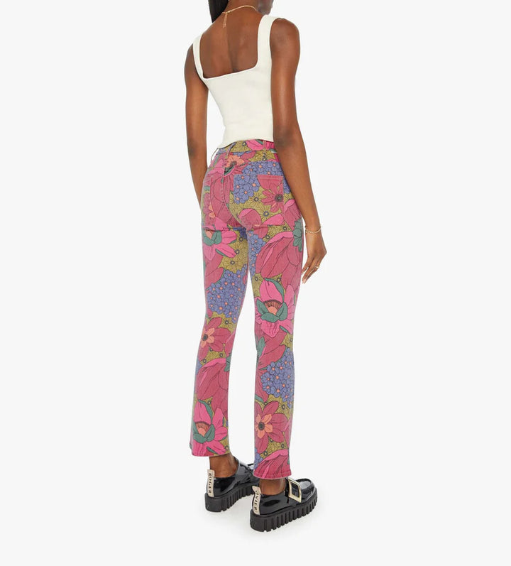 MOTHER the Patch Pocket Psychic Floral Insider Flood Jean MSRP $238