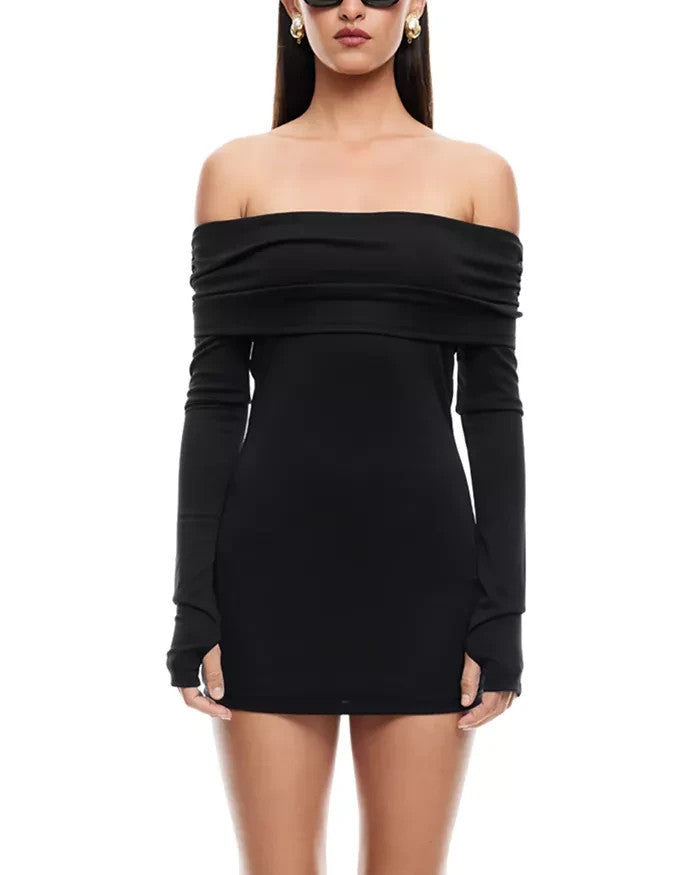 Lioness Isadora Off-the-Shoulder Mini Dress MSRP $79