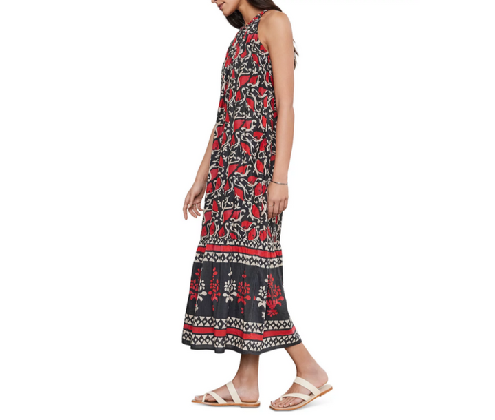 Velvet by Graham & Spencer Braided Trim Maxi Dress MSRP $299