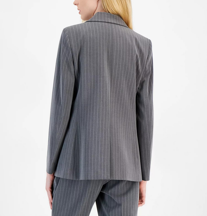 Tahari ASL Women's Pinstripe Double-Breasted Jacket MSRP $169