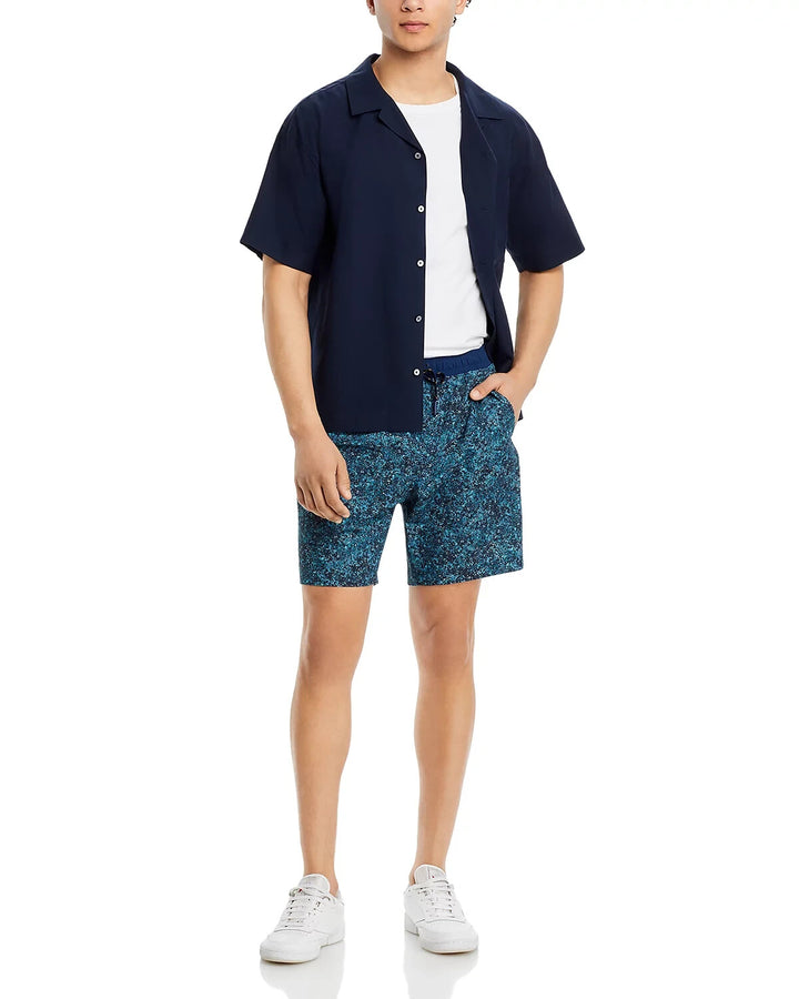 Rhone Pursuit Printed 7" Drawstring Shorts MSRP $80
