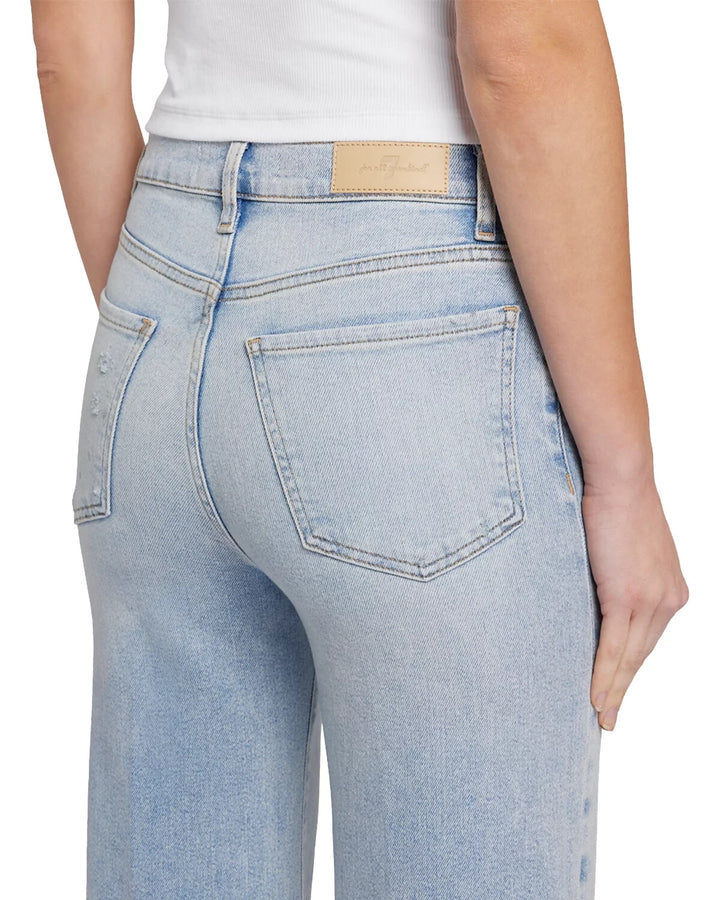 7 For All Mankind High Rise Wide Leg Jeans MSRP $228