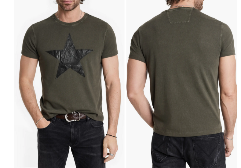 John Varvatos Star Applique Tee MSRP $148
