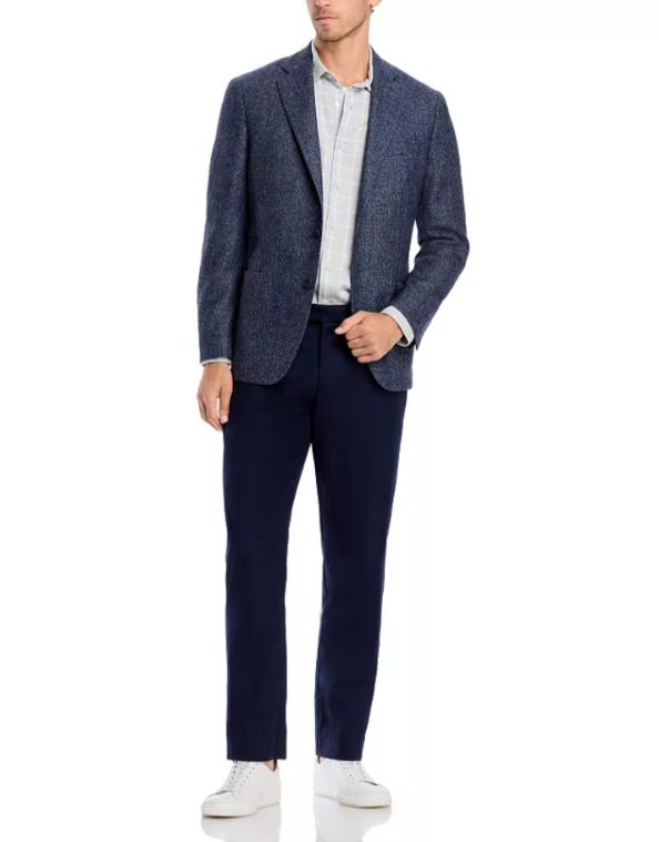 The Men Store Check Button Down Shirt MSRP $98